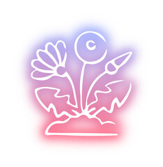 Collection of nature neon