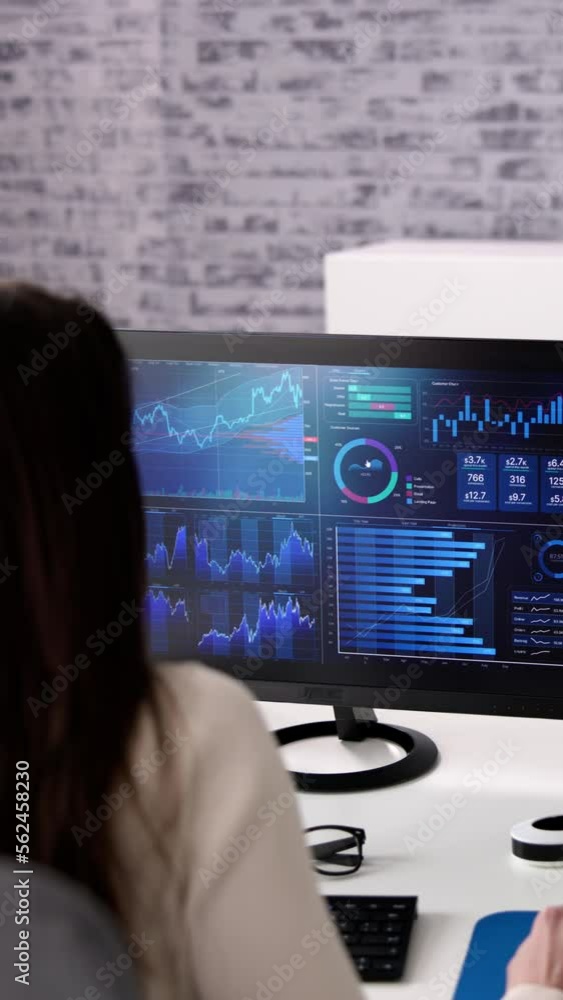 Poster KPI Business Analytics Data Dashboard