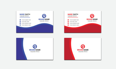 creative business card design template