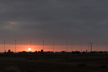 atardecer