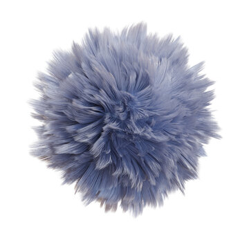 3d rendering of fluffy ball isolated on transparent background
