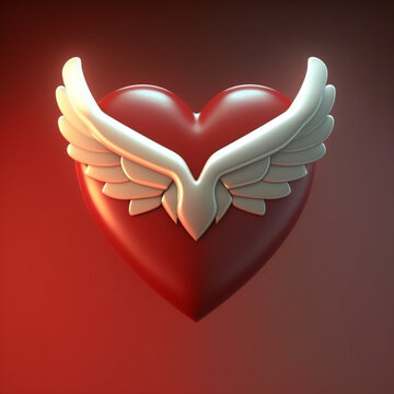 heart with wings