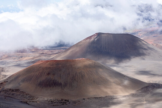 The summit of Haleakala, the great volcano of Maui