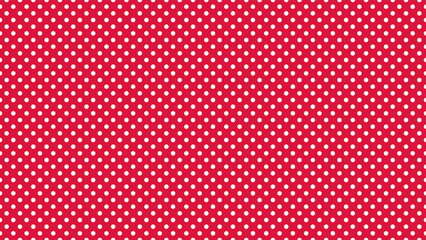 red polka dots illustration useful as a background © Claudio Divizia