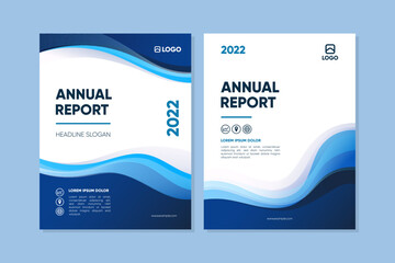 Business Report Cover Letter with Gradient Accent