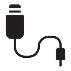 cable glyph icon