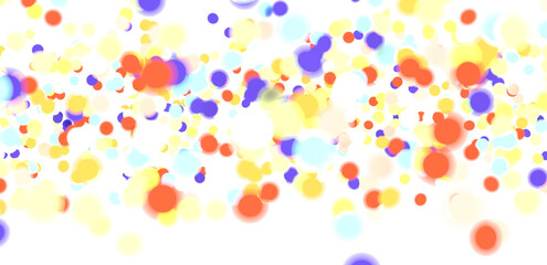 silver confetti explosion festive background - in 3d png