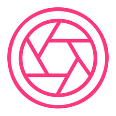 Fototapeta premium aperture gradient icon