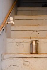 door with lamp