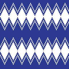 Argyle Fair Isle Seamless Pattern Design