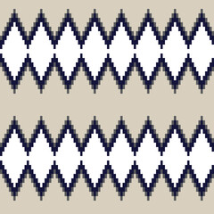 Argyle Fair Isle Seamless Pattern Design