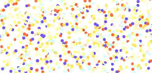  Sky confetti flying in the sky during Pride parade  - in 3d png