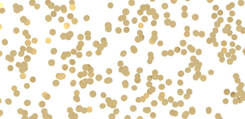 Glittering golden confetti png. Glittering golden confetti falls from above on transparent background. Celebrate festivals.