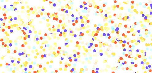  Sky confetti flying in the sky during Pride parade  - in 3d png