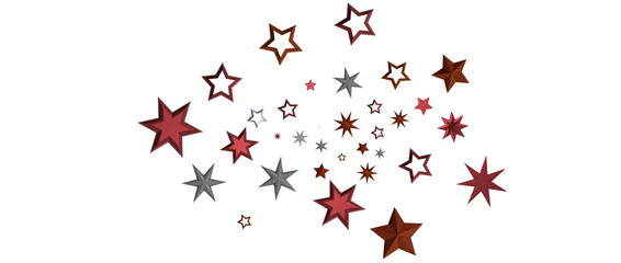 stars background, sparkle lights confetti falling. magic shining Flying christmas stars on night