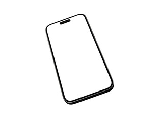 realistic smartphone template mockup for user experience presentation