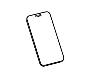 New realistic mobile phone smartphone mockup