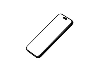 Smartphone. Mobile phone Template. Telephone 3d