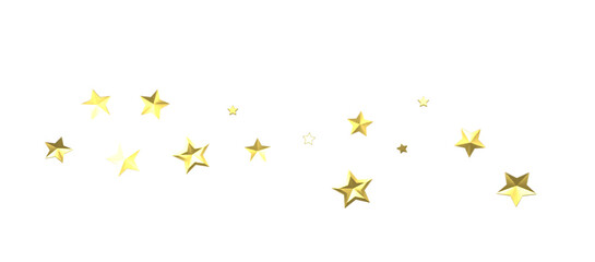 A gray whirlwind of golden snowflakes and stars. New png