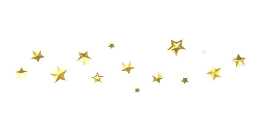 Obraz na płótnie Canvas A gray whirlwind of golden snowflakes and stars. New png