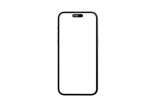 realistic smartphone template mockup for user experience presentation. Stylish concept design for websites, applications and landing pages.