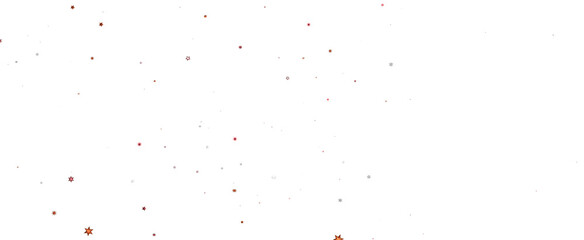 golden stars - in red