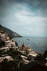 View of Positano from mountains