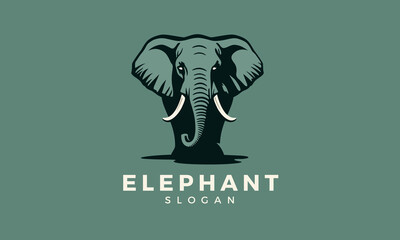 Elephant Logo - Wildlife Animal Africa Safari