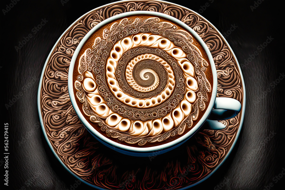 Aufkleber background pattern - generative ai