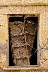 old wooden window