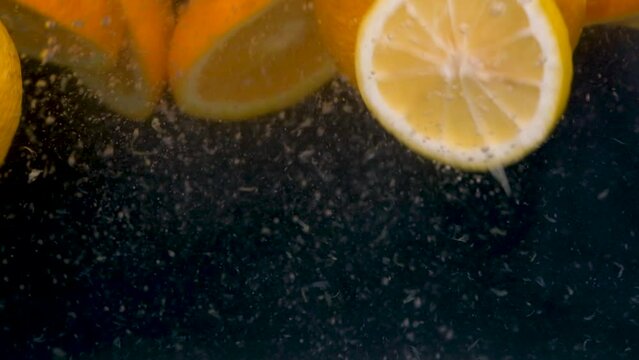 orange and lemons