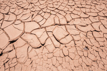 Dry land in the desert