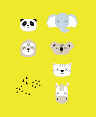 cute animals vector image