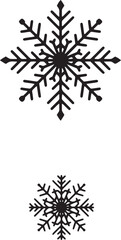 Snowflake vector image snow illustration
