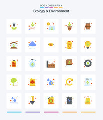 Creative Ecology And Environment 25 Flat icon pack  Such As beer. growth. plant. science. nature