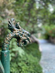 water fountain in park