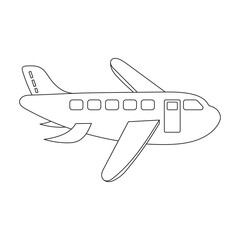 Toy Outline Illustration for Kids Coloring book