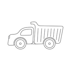 Toy Outline Illustration for Kids Coloring book