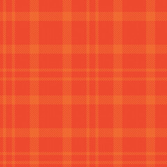 Orange Minimal Plaid textured Seamless Pattern