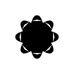 Settings icon. Simple style technology repair company big sale poster background symbol. Settings button. Repair brand logo design element. Settings t-shirt printing. Vector for sticker.