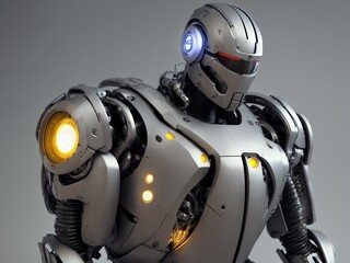 3d render of a robot