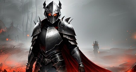 Fototapeta premium a man in armors 