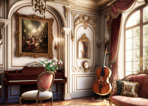 Classical music room