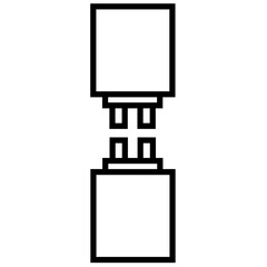 Cable Icon,Optical Fiber, Cable vector, wire icon