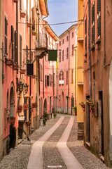 Fototapeta na wymiar the small town of Garbagna, Piedmont, Italy