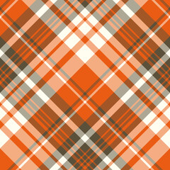 Seamless pattern in exciting orange colors for plaid, fabric, textile, clothes, tablecloth and other things. Vector image. 2