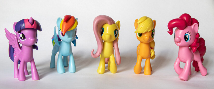 My Little Ponies characters , Pinkie Pie Rainbow Dash Twilight