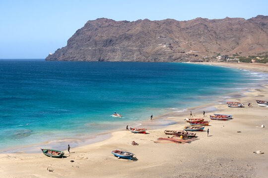 Plage de Sao Pedro &agrave; Sao Vicente, Cap Vert