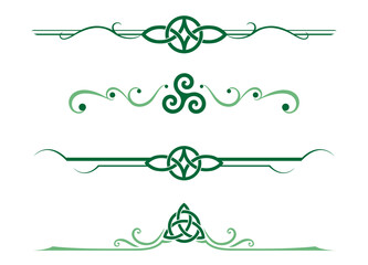A set of Celtic design dividers
