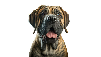 Obraz premium Argentinian Mastiff Dog in a invisible background Generative AI